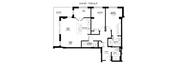 the floor plan of the residence