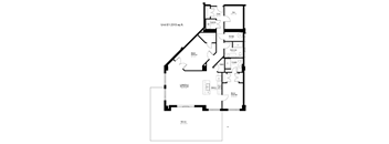 the floor plan of the residence