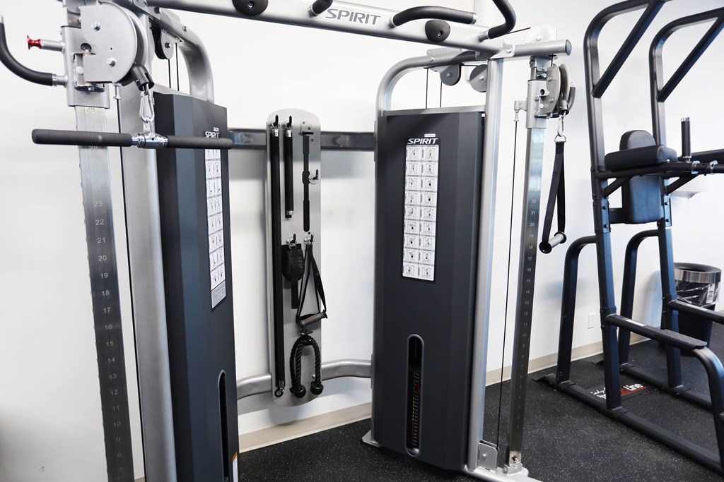 A gym with a Spirit and Sprint machine.