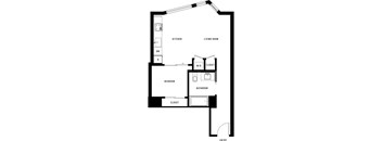 A black and white diagram of a house layout with labeled rooms.