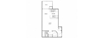 our floor plan  1 bedroom apartment   the sentinelinel affordable housing