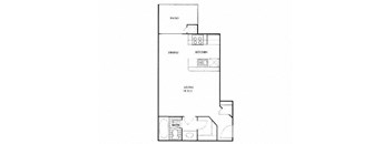 our floor plan  1 bedroom apartment   the sentinelinel affordable housing