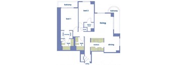 a typical floor plan of a house