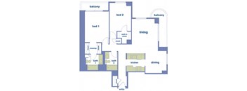 a typical floor plan of a house