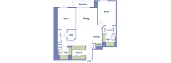 a diagram of a floor plan of a house