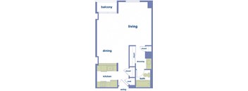 a diagram of a floor plan of a house