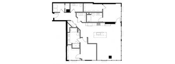 a blueprint of a floor plan of a house
