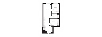 a diagram of the floor plan of a house
