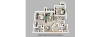 a floor plan is shown in this rendering