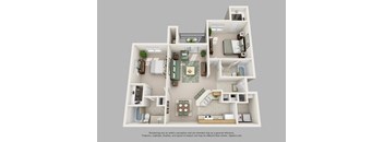 a floor plan is shown in this rendering