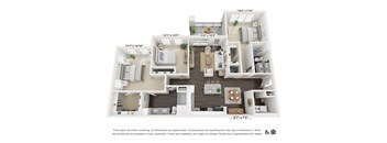 the outlook floor plan  sr710706  1 bedroom 840 sq ft