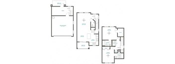 the blueprint of the floor plan of a house