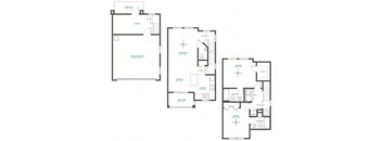 the blueprint of the floor plan of a house