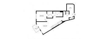 floor plan photo of the harmondsworth apartments