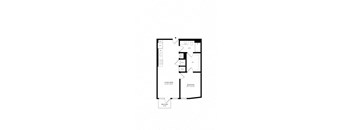 a schematic diagram of a floor plan of a building