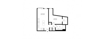 the floor plan of the tribeca 820 apartments