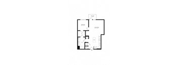 a floor plan of a house with a cat