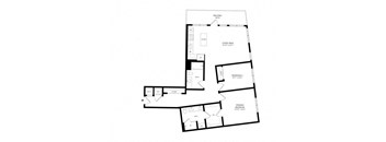 the diagram of the floor plan of the residence