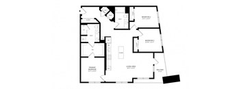 the schematic diagram of the floor plan of the house