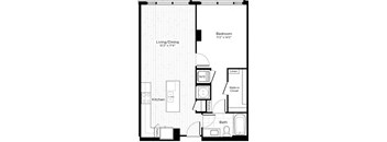 a schematic of a floor plan of a house