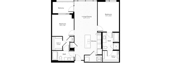 a schematic of a floor plan of a house