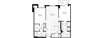 a blueprint of a floor plan of a house