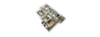 the floor plan of a small apartment
