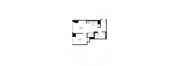 the black and white floor plan of a house