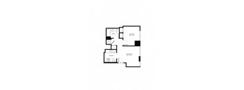 the floor plan of the apartment