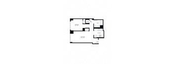 the floor plan of the house drawn on a white background
