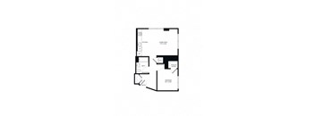 a floor plan of a house with a black and white