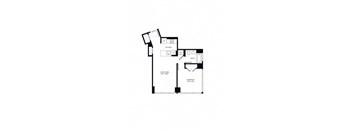 the schematic floor plan of a house