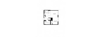 the floor plan of the apartment