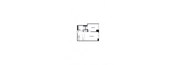a floor plan of a house with a black and white floor