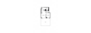 a floor plan of a house with a white