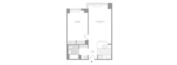 floor plan aerial view of the first floor