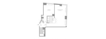 a black and white floor plan of a house