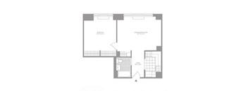 floor plan aerial view of the first floor