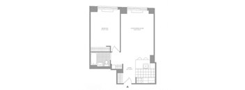 floor plan aerial view of the first floor