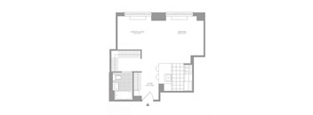 floor plan aerial view of the first floor