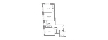 the plan of the first floor of the house