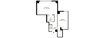 a blueprint of a floor plan of a house with a staircase