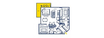 a blueprint of a floor plan of a building