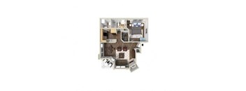 2 bedroom floor plan  apartments at the galleria apartments