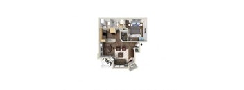 2 bedroom floor plan  apartments at the galleria apartments