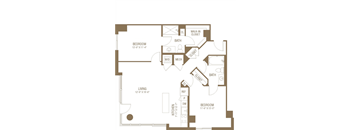 a floor plan of a house with an open floor plan
