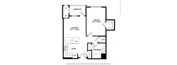 a floor plan of a house