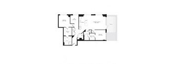 the blueprint of the floor plan of a house