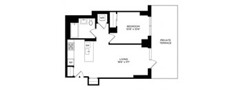 1AE w/ Terrace South