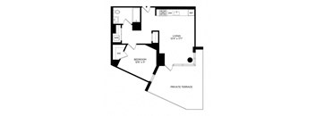 1AU w/ Terrace North